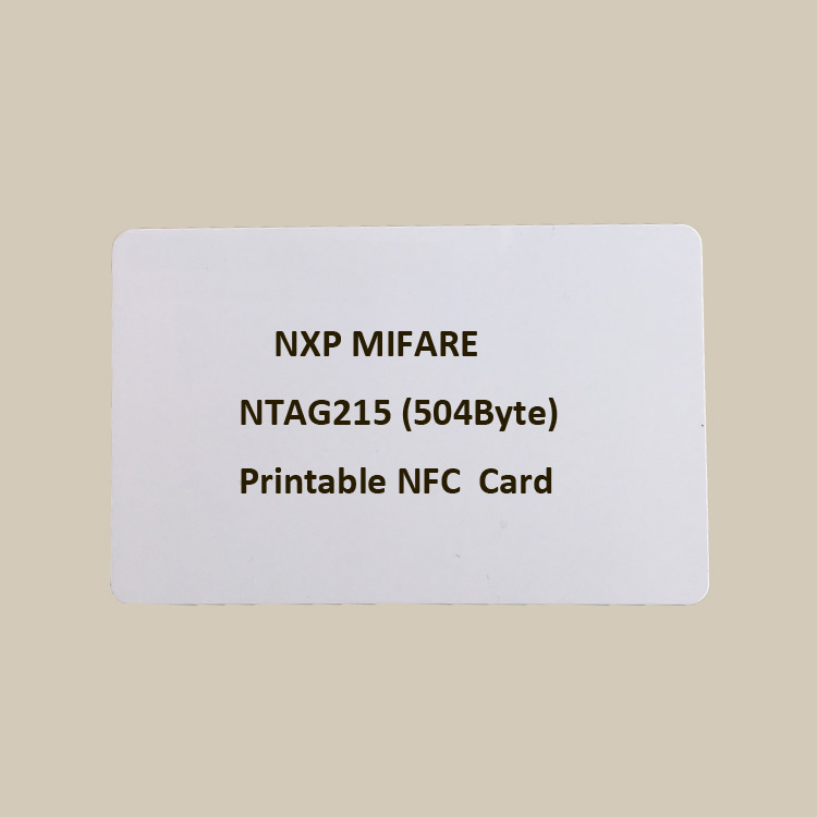 NTAG215 RFID NFC Blank White ISO PVC Card