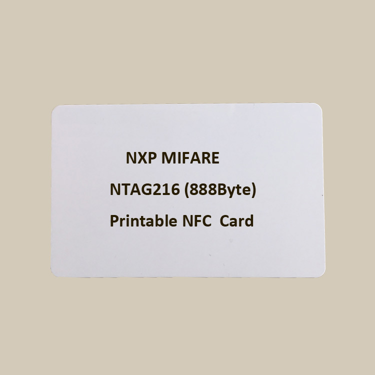NTAG216 Plain NFC Card ISO PVC Card